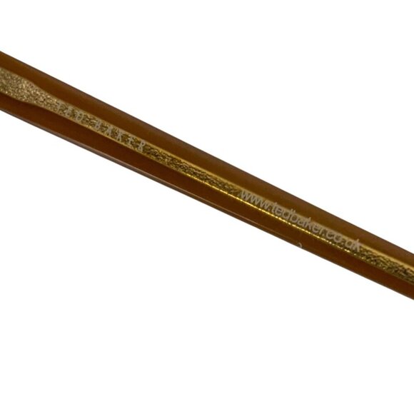 Ted Baker B105 Amber Rectangle Eyeglasses Frames Metal 52-17-135 - Picture 10 of 11